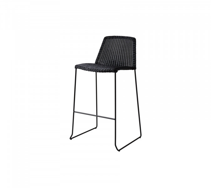 Breeze barski stol - črn (5465) 