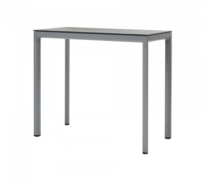 Drop barska miza 130x70cm - svetlo siva (50402)