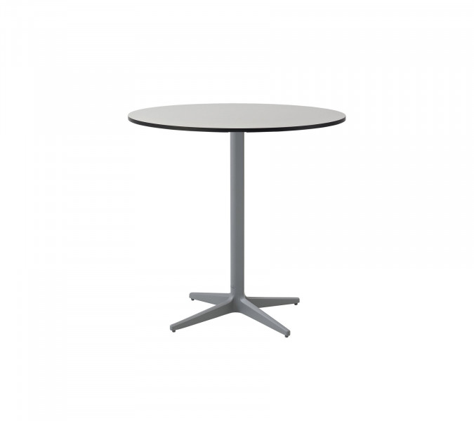 Drop miza dia. 70cm - svetlo siva/HPL (50400+P70)
